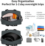 Apenze Small Gym Bag 14 inch lightweight Carry On Mini Duffel Bag for Travel Sport - Dark Grey