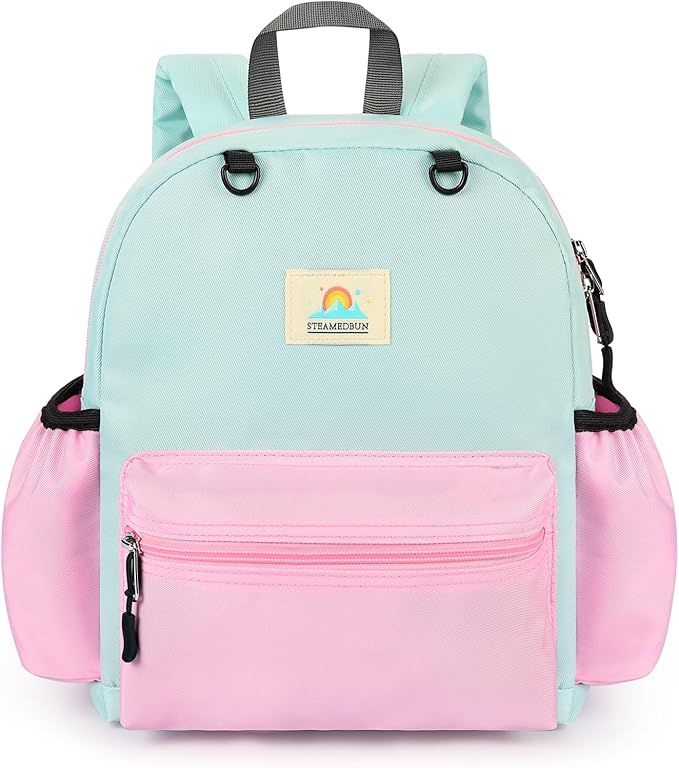 STEAMEDBUN Toddler Backpack for Girls 2-4: Kids Backpack Boys Girls - Preschool Kindergarten Daycare Backpacks - 12 inch