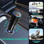 USB C Car Charger 5 Pack, Bangfun 36W Dual 12V USB C & USB A Car Charger Adapter QC+PD 3.0 Fast Charging Cigarette Lighter for iPhone 15 14 13 12 11 Pro Max,Samsung S24 S23 S22,Google Pixel, Android