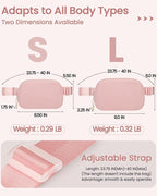 Vankor Pink Fanny Pack for Women Cross Body, Corduroy Pink Belt Bag for Women Crossbody Stylish Waist Pack Purse for Travel, Hiking, Workout, Running