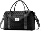 HYC00 Travel Duffel Bag,Carry-on Overnight Weekender Bags for Women,Sports Tote Gym Bag with Wet Pocket