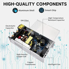 DC 12V 100A 1200W Power Supply 110V AC to 12v DC Converter Power Supply Adapter 100A 1200W Switch Transformer for Motor Pump CCTV Security Camera Car Stereo 3D Printer
