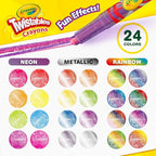 Crayola Twistables Crayons for Kids (24ct) Cute School Supplies for Toddlers, Preschool, Kindergarten, Elementary, Gifts for Boys & Girls, Ages 3, 4, 5