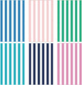 FuWeave 6 Pcs 72 x 36 Microfiber Oversized Beach Towels Large Absorbent Thin Compact Lightweight Sand Free Quick Dry Towels Pack for Travel Pool Yoga Gym Sports Beach Accessories(Stripe)