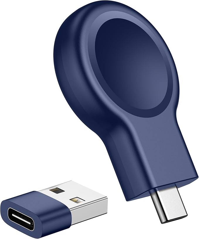 2025 Upgrade for Apple Watch Charger,Magnetic Portable iWatch Charger USB C&USB A Fast Wireless Charging Travel Battery Charger for iWatch Ultra2/Ultra/SE2/SE Series 10/9/8/7/6/5/4/3/2/1