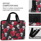 MNSRUU Laptop Bag for 15.6 inch Black Gothic Bats