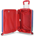 Fast Forward Marvel Spiderman 20" Hardshell Luggage - Cute & Durable Hard-side Suitcase for Travel with Spinner Wheels 20"x12"x8"