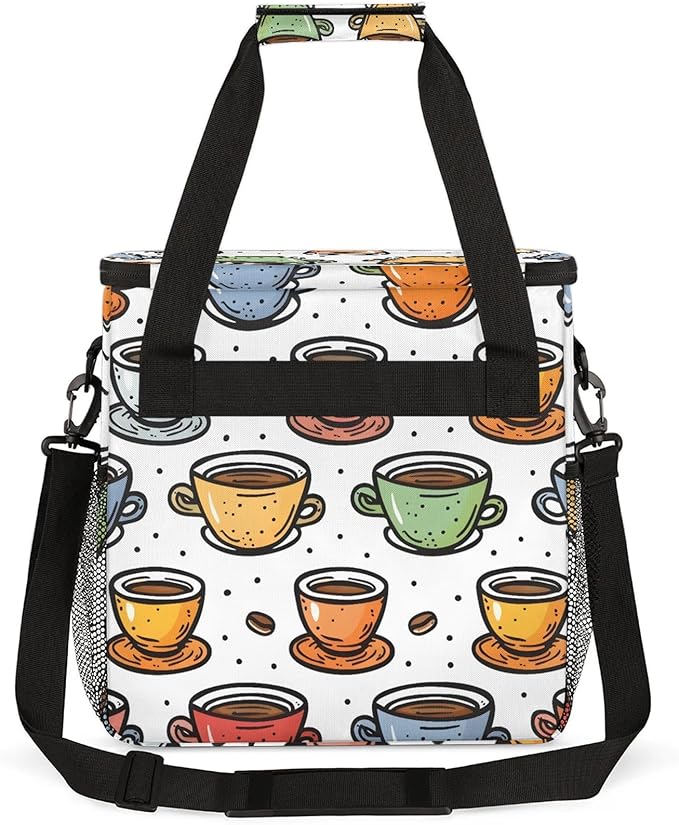 Travel Coffee Maker Carrying Bag Compatible with Keurig K-Mini or K-Mini Plus, Single Serve Coffee Maker Portable Storage Bag with Shoulder Strap(Bag Only)