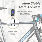 CyclingDeal Backlit LCD Display Digital Bike Scale - Electronic Balance with Double Hanging Hook Measures in kg, lbs, jin, oz - More Stable & Accurate - Max. Load Capacity 110 lbs