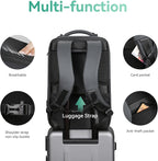 MARK RYDEN Business Backpack for Men, Waterproof High Tech Backpack with Sport Car Shape Design and USB Charging Port, Travel Laptop Backpack Fits 17.3 Inch Notebook