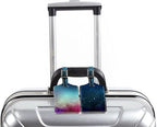 4 Pack Luggage Tag for Suitcases TSA Approved, Leather Suitcase Tags Identifiers, Cute Bag Name Travel Tags ID Labels for Women Men Cruise Airport Luggage Travel Essentials by Sodsay