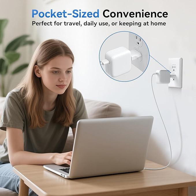 European to American Outlet Plug Adapter, Unidapt EU Europe to US USA Travel Adapter Plug Power Converter, EU/Asia/AU/Italy to U.S Canada Outlets Wall Plug Adapters Type A (6-Pack, White)