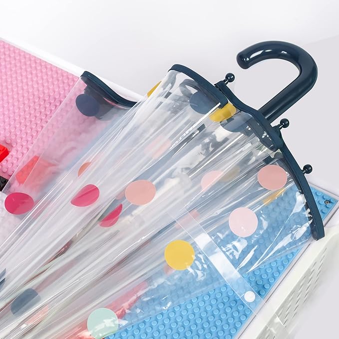 Kids Clear Umbrella for Rain Dome Bubble Umbrellas Windproof for Kids Boys and Girls