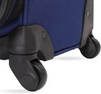 SWISSGEAR Sion Softside Expandable Spinner Luggage Durable Lightweight Travel Suitcase, Blue, Carry-On 21-Inch