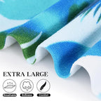 Oversized Terry Beach Towel 36 x 72 in Soft Extra Large XL Big Pool Swimming Towels for Adults Clearance Blanket Travel Essentials Cruise Accessories Must Haves Vacation Stuff Lounge Chair Cover Palm