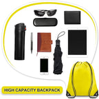 Grneric Drawstring Bags 28 PCS Drawstring Backpack Bulk String Backpack Cinch Bag Sackpack for Men Women Gym (Yellow)