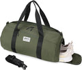 Gym Bags for Men with Side Pocket, 38L Sports Gym Duffle Bag with Wet Pocket&Shoe Compartment, Large Waterproof Sport Duffel Bag for Travel, Sports, Workout(Olive Green)