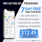 REWIRE SECURITY Geo Track Mini 4G GPS Tracker for Vehicles – Real-Time Vehicle Tracking Device for Car, Van, Motorhome | Easy Battery Install | Live App Tracking | 4G Fleet Tracking | Free Trial