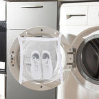 2 Pack Shoe Dryer Bag, Reusable Sneaker Dryer Bag for Shoes, 15.7x15.7 in Mesh Shoe Drying Bags with Zipper and Strap for Washing Machine