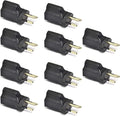 Ceptics Switzerland sev 1011 Travel Power Plug Adapter Accepts NEMA 5-15R - ETL Certified - Industrial Grade (IG-11A-10PK)