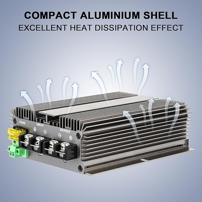 HOMELYLIFE 600W High Power Voltage Reducer DC 48V 60V 72V Step Down to DC 12V 50A Buck Converter Waterproof Module Car Truck Power Regulator Transformer