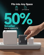 INIU Ultra Slim 10000mAh 45W PD Power Bank & 3-Port 65W PD Fast Charging Compact Type C Wall Charger Combo