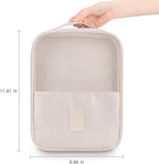 Mossio Shoe Bag Holds 3 Pair of Shoes for Travel and Daily Use Storage Pouch