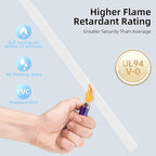 Delamu Cord Hider, 31.5in Cord Covers for Wires on Wall, Paintable Cable Hider, Easy to Use Wire Covers for Cords, Wire Hiders for TV on Wall, Cable Cover Cable Management, W0.59in H0.40in