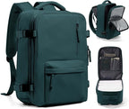 Travel Backpack Women,Carry On Backpack Flight Approved 18x14x8 inches Bag Spirit Airlines Personal ltem,College Sports Hiking Rucksack Waterproof Outdoor Casual Daypack Laptop Blackpack,Peacock Blue