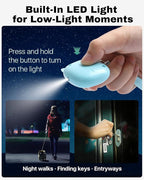 Personal Safety Alarm, VIGOROAD 3 Pack Loud 130dB Siren Emergency Panic Alarm with LED Light, Easy Pull Pin Keychain Self-Defense Security Alarm for Women, Seniors, Kids