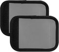 DOMIKING Grey Luggage Handle Wraps for Suitcase Luggage Identifier Soft Luggage Marker Tags for Travel Bag Suitcase Luggage Covers Wraps Travel Accessories, 2 Pack