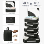 10 Set Packing Cubes for Travel, Gifts for Women Mom,Anti-Tearing Suitcase Organizer,OlarHike Vacation Essentials & Accessories for Cruise Ship