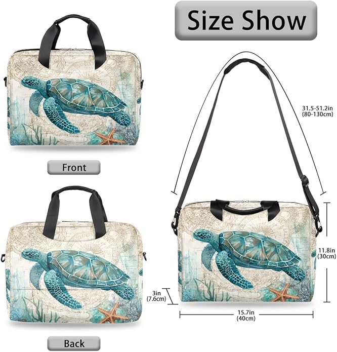 Cute Laptop Shoulder Bag for Women Men, Computer Laptop Bag Laptop Sleeve Case Laptop Satchel Briefcase Carrying Bag QA-1