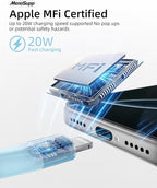 iPhone Charger 3Pack 10 FT Apple MFi Certified Lightning Cable Fast Charging iPhone Charger Cord Compatible with iPhone 14 13 12 11 Pro Max XR XS X 8 7 6 Plus SE iPad and More