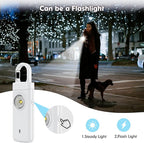Rechargeable Personal Alarms for Women - Christmas Birthday Gifts for Women, Stocking Stuffers for Teen Girl, Daughter, Safety Keychain Flashlight, Siren Alarm, Travel College Essentials (White)