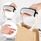 2 Pack Luggage Handle Wraps for Suitcase Bright Color Luggage Handle Covers Suitcase Tags identifiers Travel Accessories for Airplane/Flying (White)