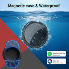 No Subscription GPS Tracker for Vehicles Work with Find My(iOS Only) Real-Time Mini Tracker Tags Global Coverage Hidden Car Location Tracking Tags Device with Magnetic Case No Monthly Fee Required