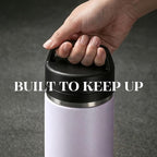 ESPRO Go P0 Ultralight French Press Coffee Maker for Travel, Vacuum Insulated Stainless Steel, 16 Ounces, Light Pink