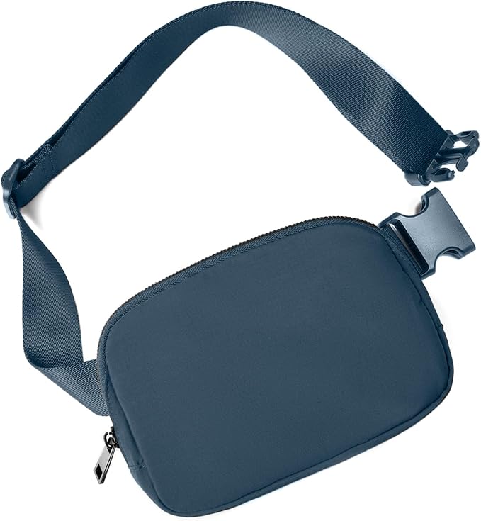 Belt Bag for Women Fanny Pack Crossbody Bags for Women Fashion Waist Packs with Adjustable Strap Gifts for Women Men (Navy)