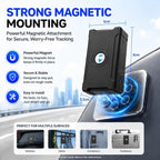 4G GPS Tracker for Vehicles, up to 3 Months Battery Life 6000mah, 10S Realtime Tracking, Geo-Fence, Strong Magnetic Car Tracker Device Hidden Tracking Devices for Cars Motorbycles, Subscription Needed