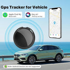 No Subscription GPS Tracker for Vehicles Work with Find My(iOS Only) Real-Time Mini Tracker Tags Global Coverage Hidden Car Location Tracking Tags Device with Magnetic Case No Monthly Fee Required