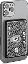 AquaVault Chargecard Magsafe Portable Charger 5000mAh 20W Fast Charge - Magnetic Power Bank, Ultra-Slim Battery Pack Compatible with iPhone 12-17 Series & Android (Black)