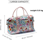ESVAN Travel Tote Duffel Gym Bag,Weekender Overnight Carry-on Tote Crossbody Bag with Wet Pocket and Trolley Sleeve Upgraded