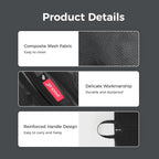 pack all Shoe Bag for Travel, Water-Resistant Shoe Pouch for Gym, Odor-Resistant Soccer Cleats Bag for Sport (Black, 1-Pack)