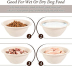 SHENLIU 200 Pcs Disposable Pet Bowls Bulk 8 Oz, Disposable Dogs Cat Food Travel Bowls Paper Puppy Cat Food Dish Safe Container for Outdoor Small Animal Feeding and Watering Supplies
