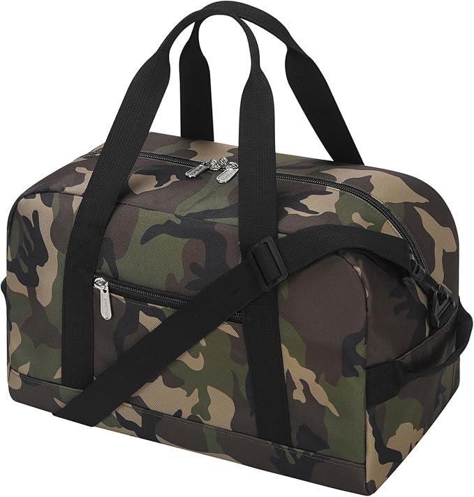 Apenze Small Gym Bag 14 inch lightweight Carry On Mini Duffel Bag for Travel Sport - Camo