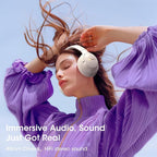 YUMONDEAR Bluetooth Headphones Over Ear, 80 Hrs Playtime Wireless Headphones with ENC Mic, Deep Bass EQ, Foldable Comfort for Travel, Gym & Commuting, Stocking Stuffers
