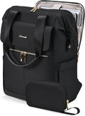 LOVEVOOK 17.3 Inch Laptop Backpack for Women, Large Capacity Travel Backpack with Organizer Bag, Waterproof Carry on Backpack Work Bag with USB Port, Teacher Nurse Backpack Purse, 2PCS