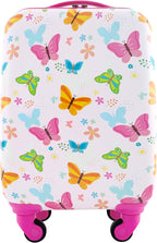 Travelers Club 5 Piece Kids' Luggage Set, Butterfly