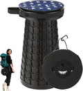 Upgraded Collapsible Stool with Cushion, 800 lbs Heavy Duty Capacity & Lightweight 2.6 lbs, 18-Inch Portable Retractable Folding Stool for Adults, Camping, Fishing, Hiking, BBQ, Travel, Outdoor Events